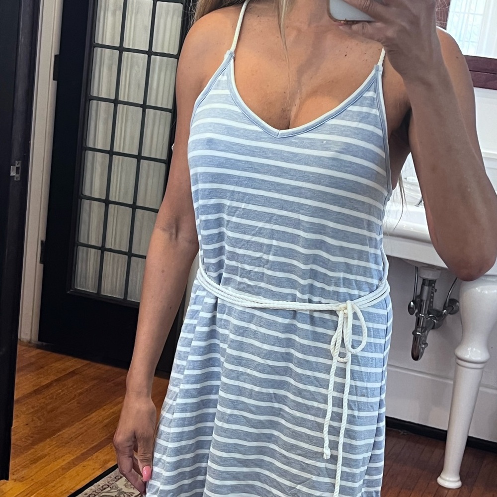 Stripped summer dress